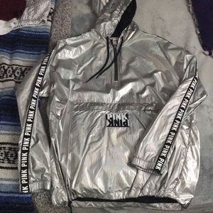 PINK VS shiny windbreaker